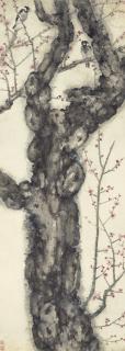 Gao Qifeng - Birds Perching On Peach Blossoms