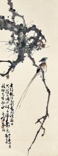 Gao Qifeng - Paradise Flycatcher on Pine Tree