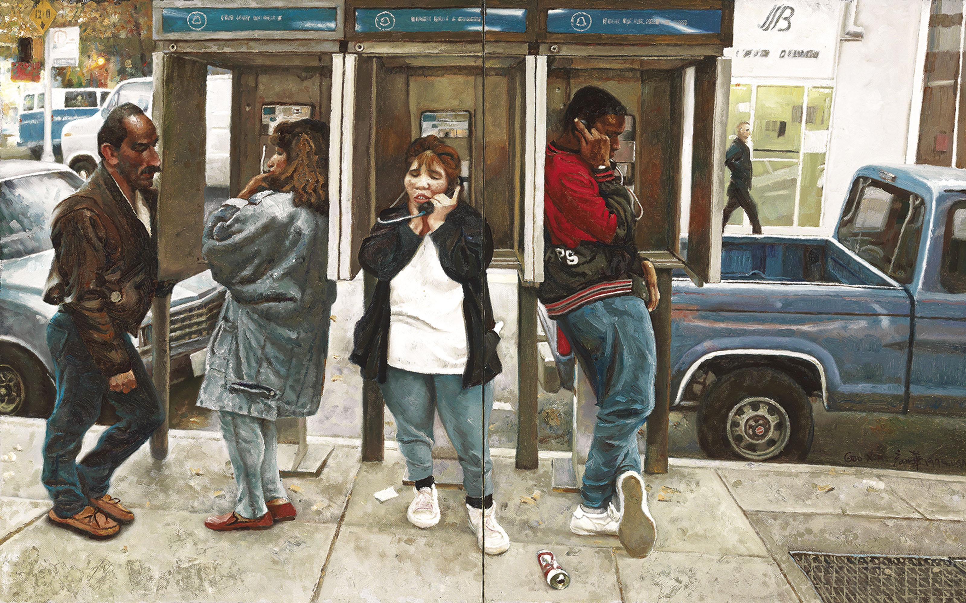 Gao Xiaohua - New Yorkers #3