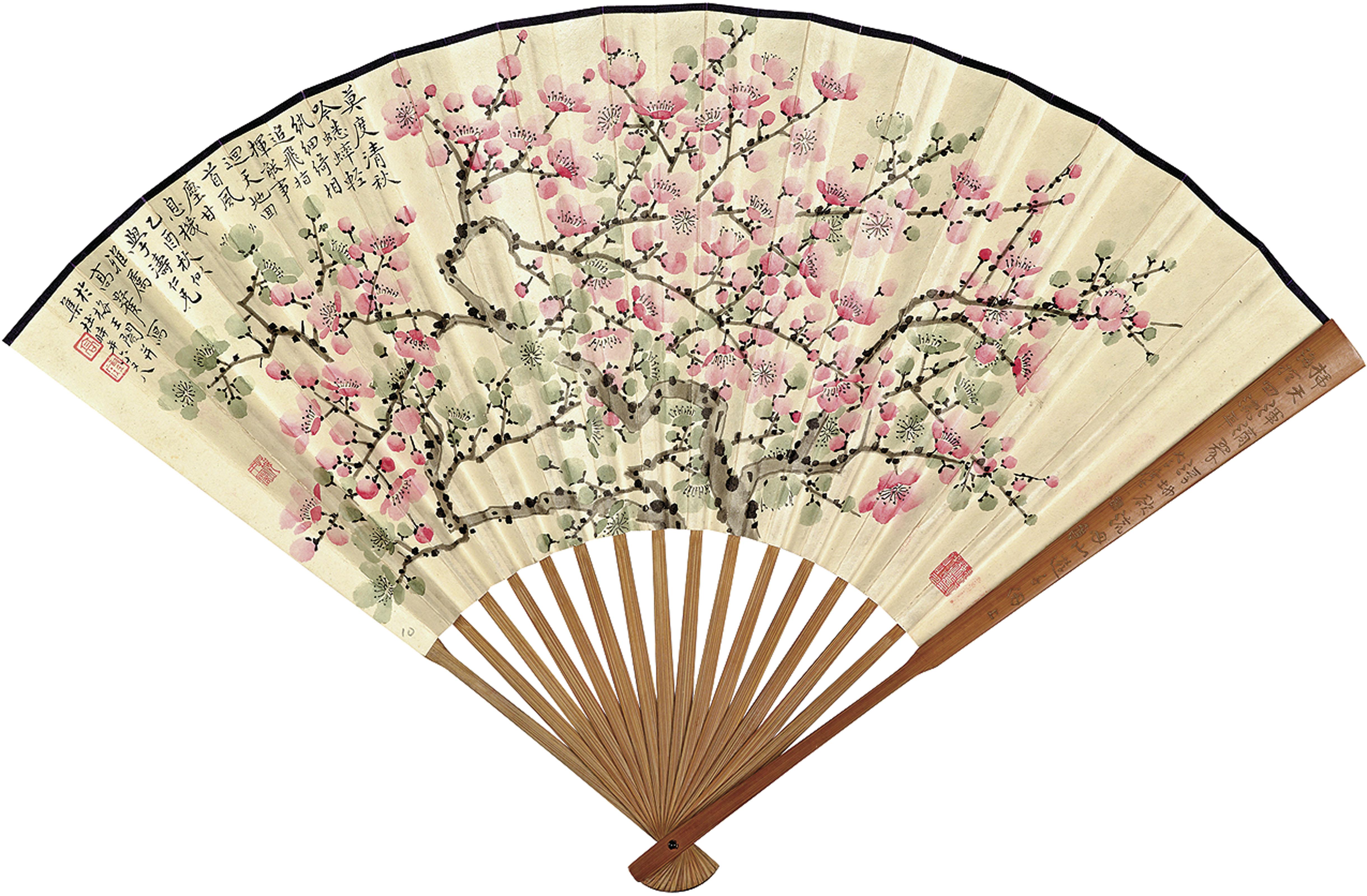 Gao Yehou - Plum Blossoms/Calligraphy