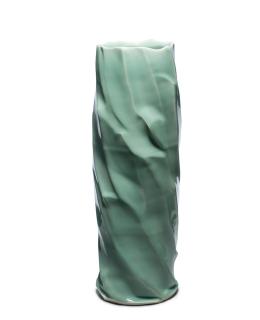 Gao Zhenyu - A Kungang Jade- Inspired Celadon Floral Vase