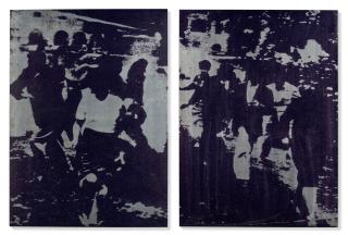 Gardar Eide Einarsson - Untitled (Tear Gas Scatters Demonstrators)