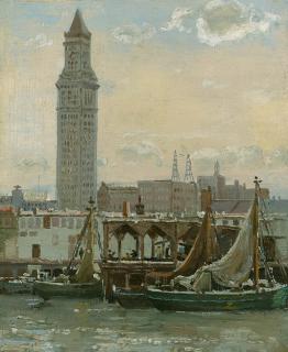 Garnet Ruskin Wolseley - Landing Stage, New York
