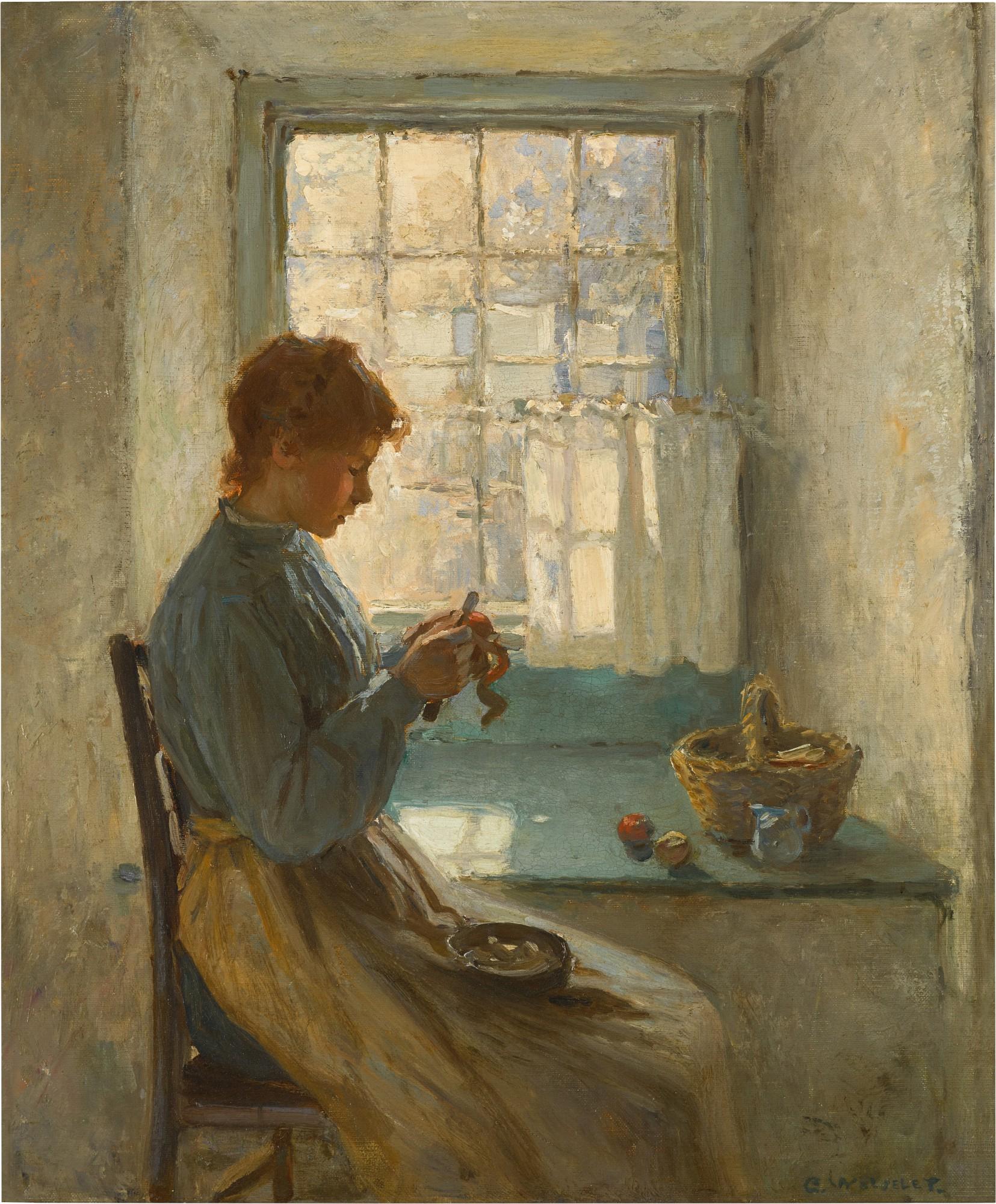 Garnet Ruskin Wolseley - Peeling Apples