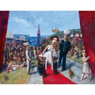 Garry Shead - Australian Queen Of Suburbia