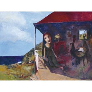 Garry Shead - Australian The Writer (Frieda)