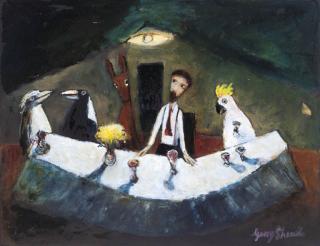 Garry Shead - D H Lawrence and Friends at the Table