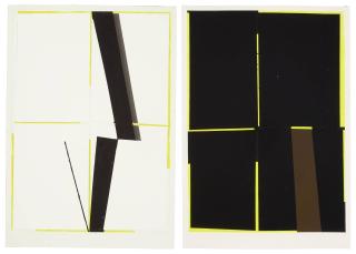 Garth Weiser - Two untitled works on paper