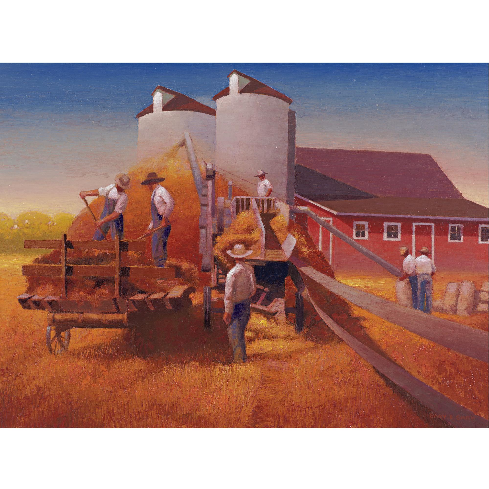 Gary Ernest Smith - Threshing Crew