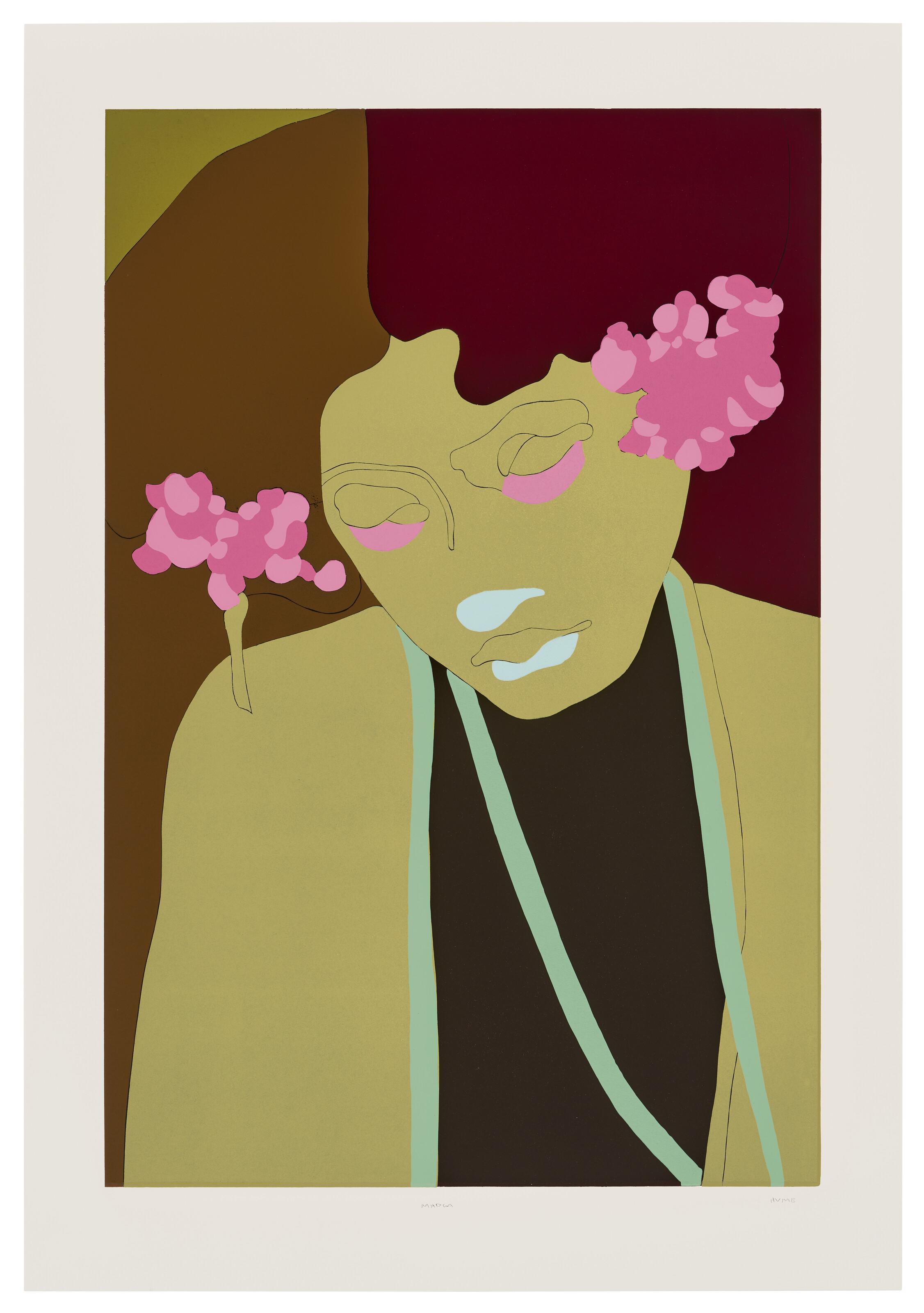 Gary Hume - Madga, from: Six Block Prints