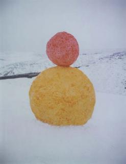Gary Hume - Snowman (Red/Yellow)