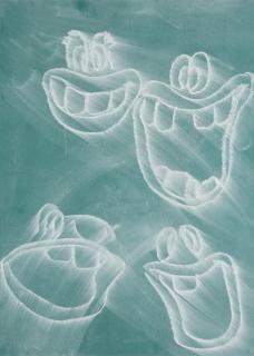 Gary Simmons - Chalkboard Study