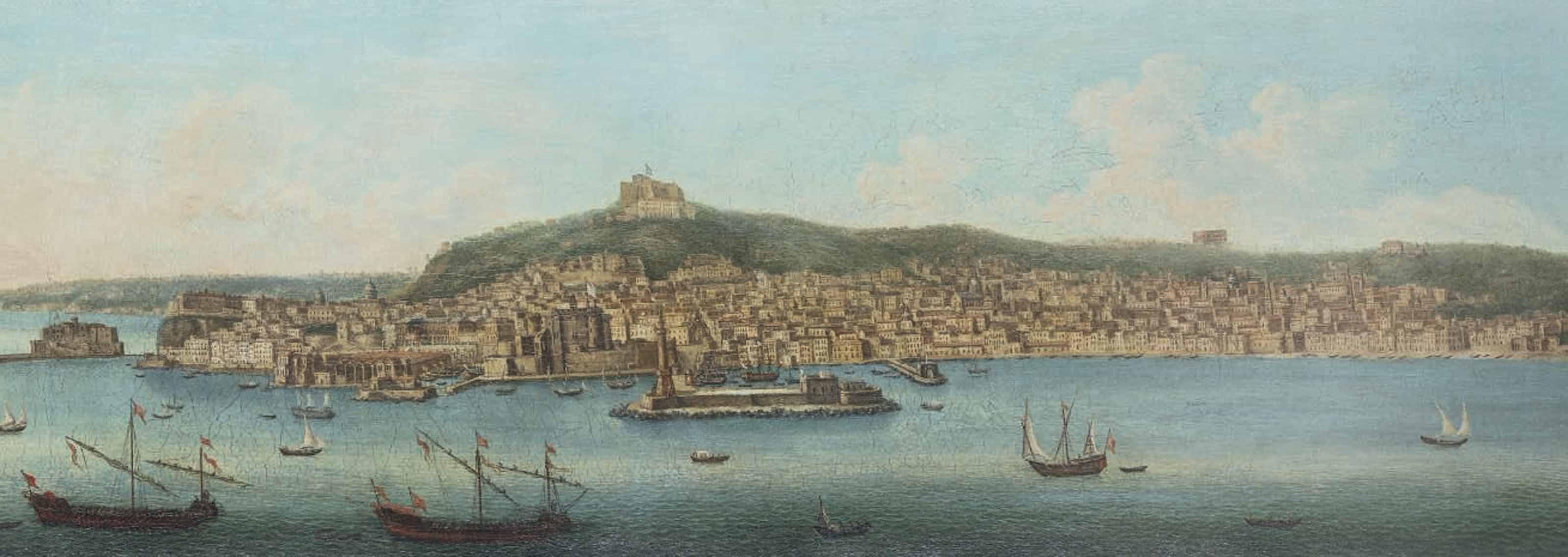 Gaspar Butler - A View Of Naples From The Sea