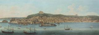 Gaspar Butler - A View Of Naples From The Sea