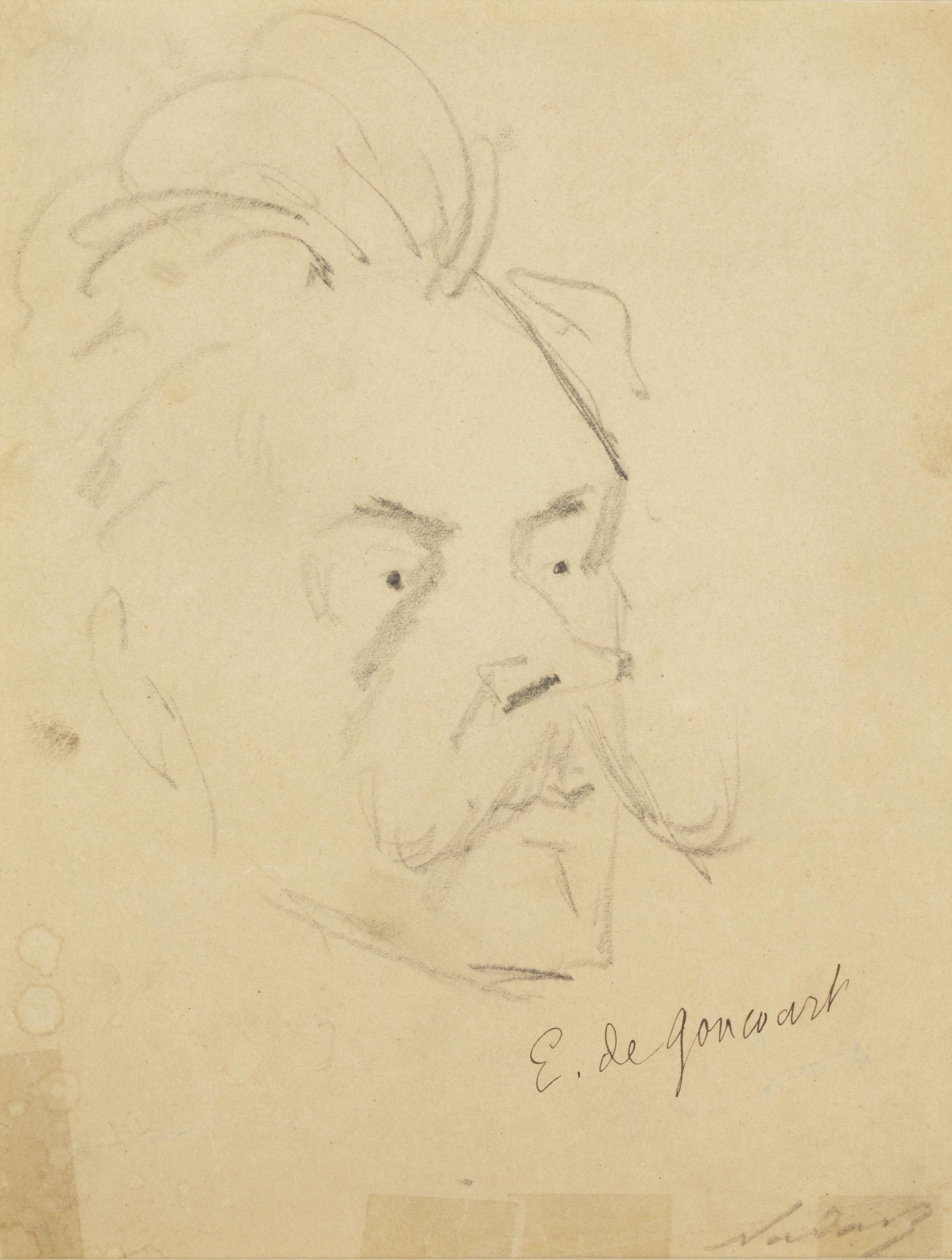 Gaspar-Felix Tournachon - Portrait d\'Edmond de Goncourt (1822-1896)