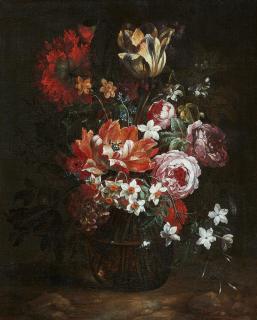 Gaspar Peeter Verbruggen II - Blumen in einer Vase