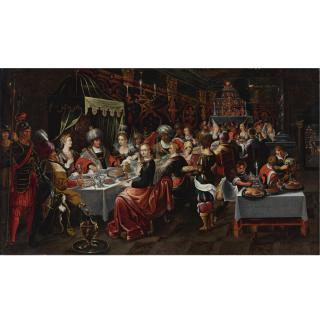Gaspar van den Hoecke - Balthasar\'S Feast
