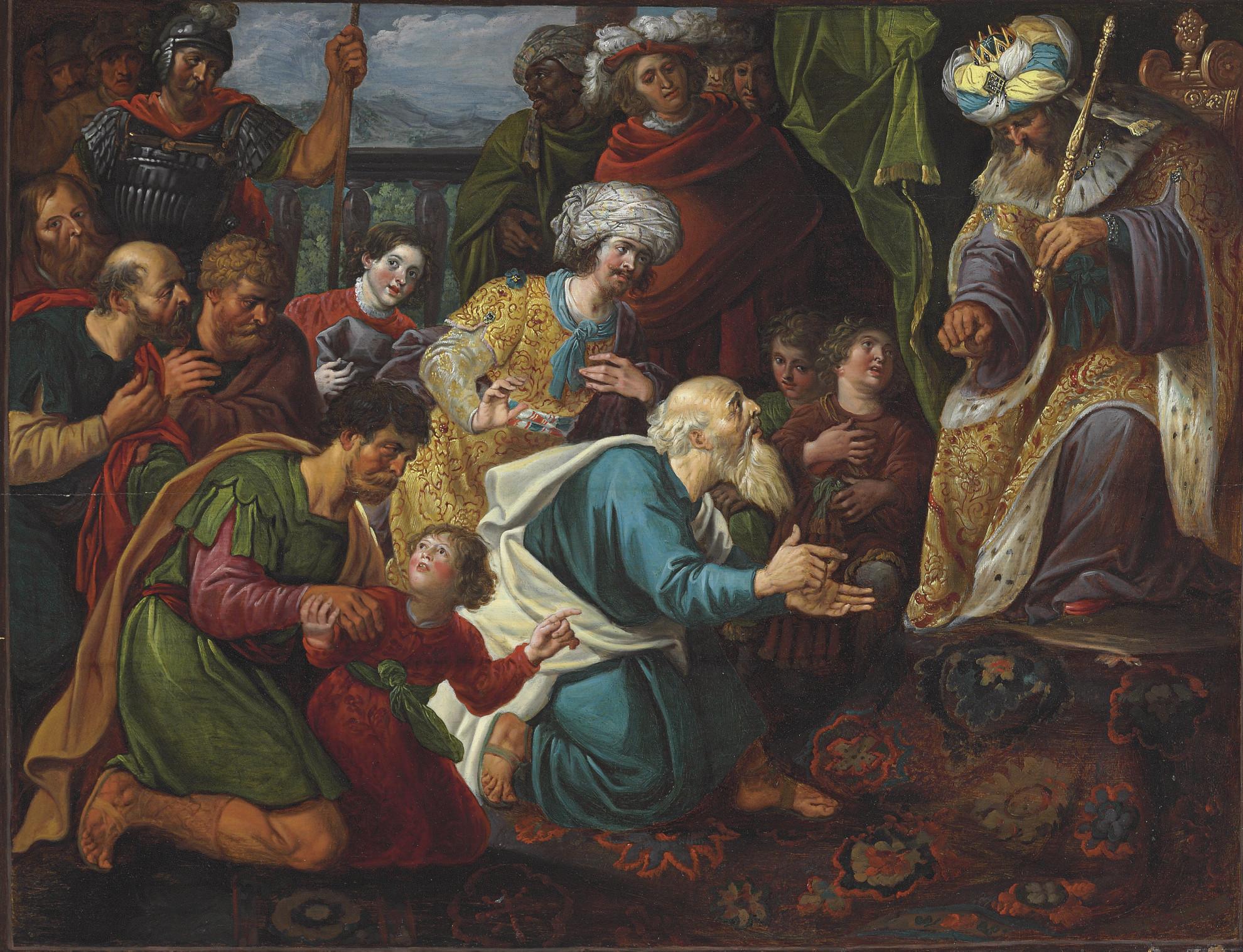 Gaspar van den  Hoecke - The family of Jacob in Egypt