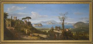 Gaspar Van Wittel - A View Of The Bay Of Pozzuoli, Near Naples, Taken From The East, Looking Towards The Port Of Baia, With The Islands Of Nisida, Procida And Ischia