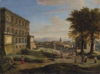 Gaspar Van Wittel - Caprarola: Palazzo Farnese