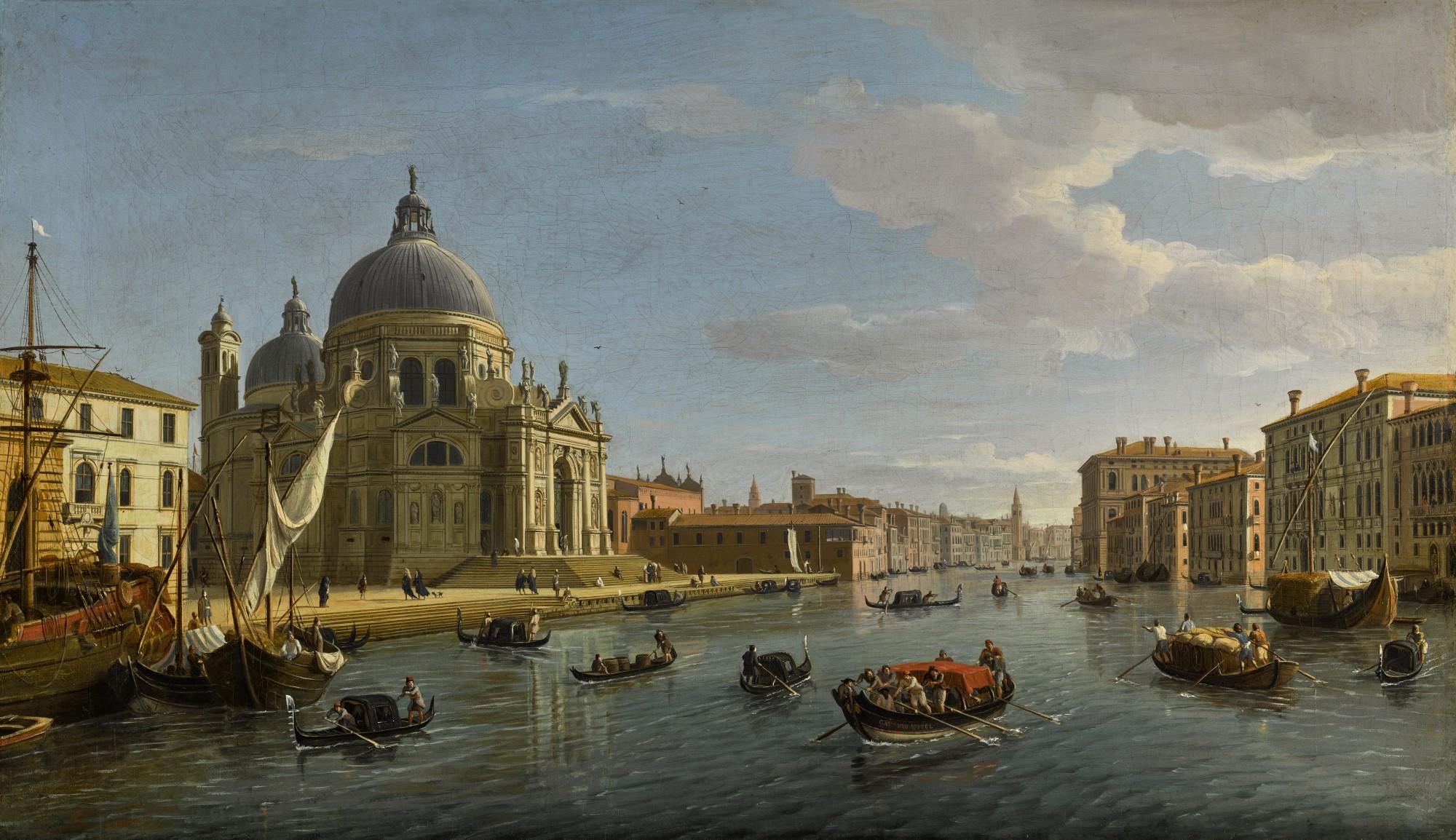 Gaspar Van Wittel - Venice, Santa Maria della Salute and the entrance to the Grand Canal |《威尼斯安康聖母聖殿與大運河入口》