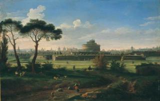 Gaspar van Wittel - Vue de Rome Avec Le Château Saint-Ange