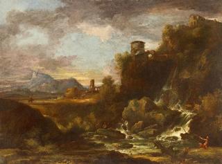 Gaspard Dughet - Arkadische Landschaft in der Campagna