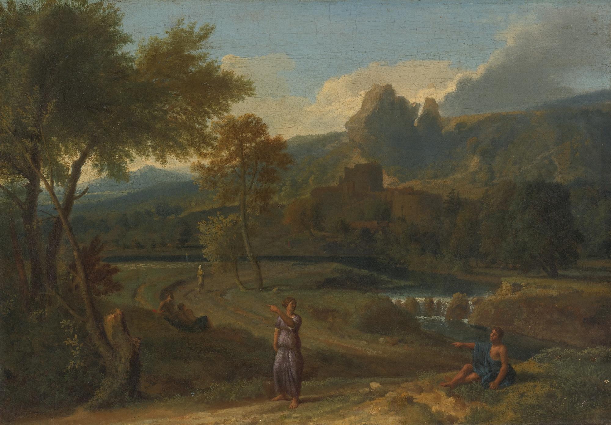 Gaspard Dughet - Landscape With Classical Figures