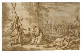 Gaspare Diziani - Christ On The Mount Of Olives