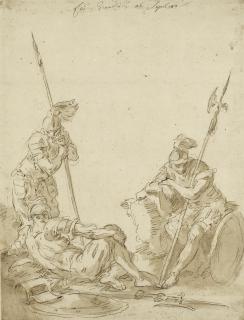 Gaspare Diziani - Soldiers Asleep