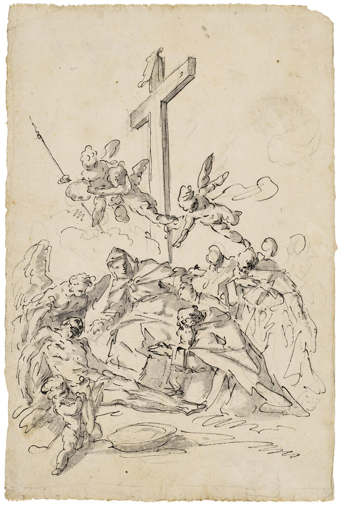 Gaspare Diziani - The Lamentation at the Foot of the Cross