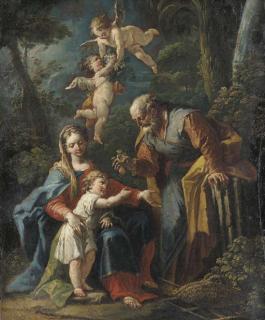 Gaspare Diziani - The Rest on the Flight to Egypt