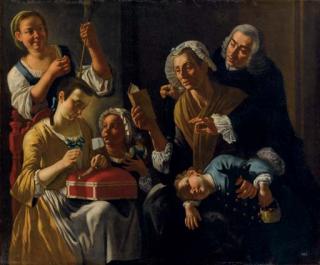 Gaspare Traversi - Lezione di cucito