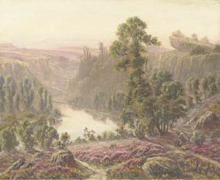 Gaston Anglade - Gathering Firewood, La Creuse