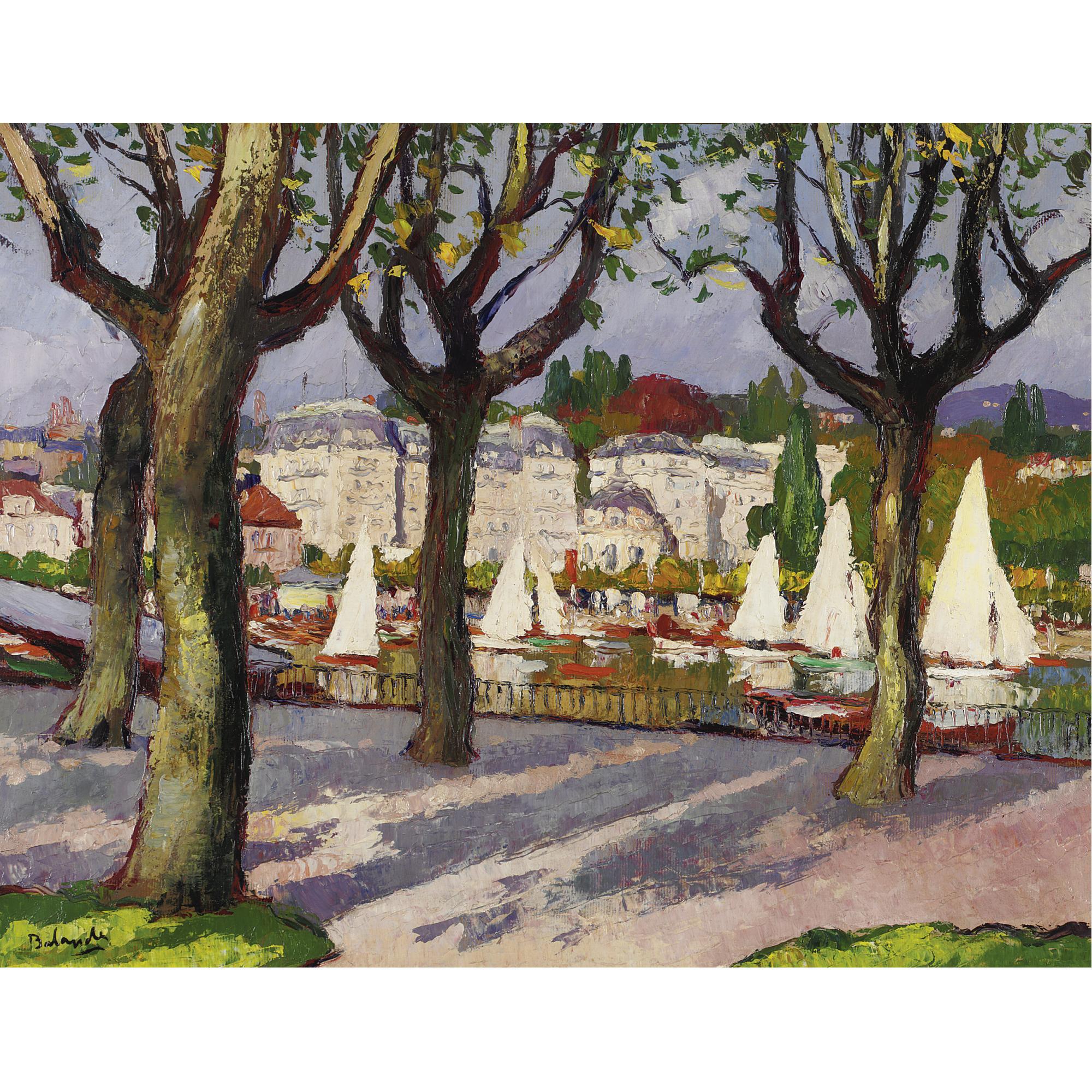 Gaston Balande - Le Lac D\'Annecy