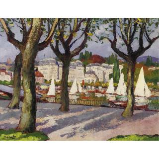 Gaston Balande - Le Lac D\'Annecy