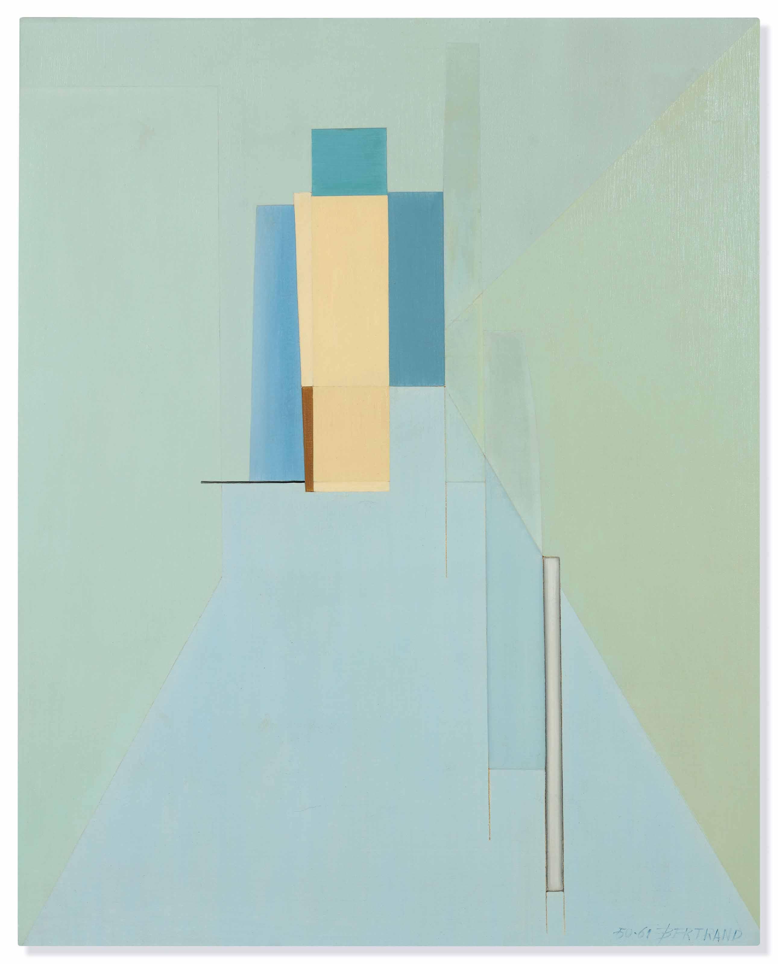 Gaston Bertrand - Composition Verticale ? 186 (Vertical Composition ? 186)