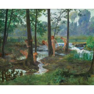 Gaston Bussière - Baigneuses