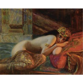 Gaston Bussière - French Oriental Beauty