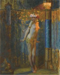 Gaston Bussiere - La Danse de Salomé Ou \'Les Papillons D\'Or\'