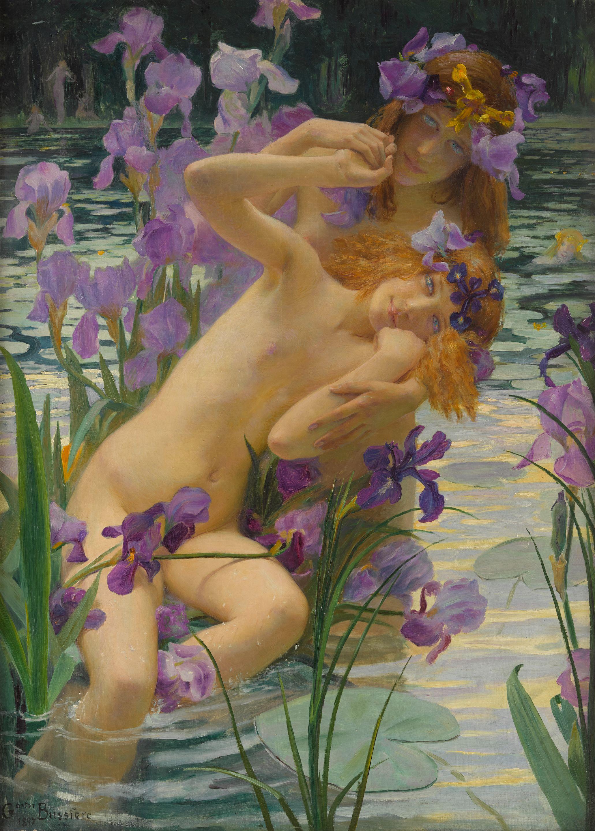 Gaston Bussière - Les Iris
