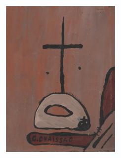 Gaston Chaissac - Composition à la croix