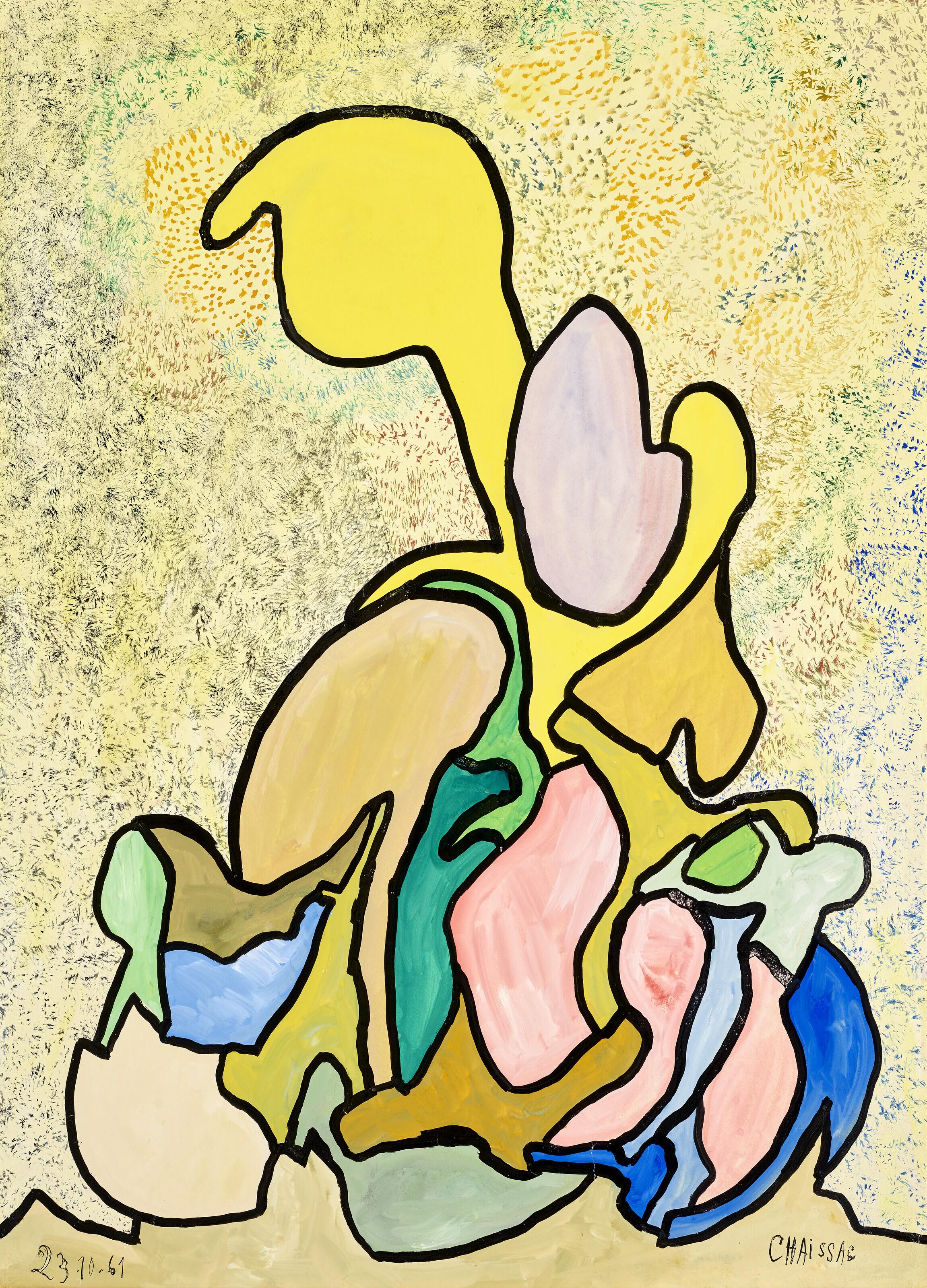 Gaston Chaissac - Composition