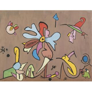 Gaston Chaissac - Fleurs Multicolores