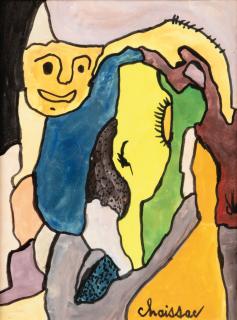 Gaston Chaissac - Forme Et Visage Jaune