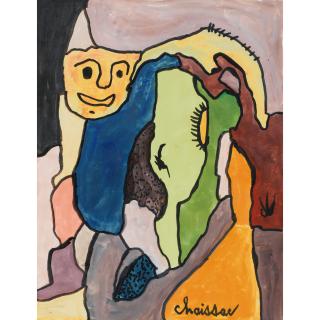 Gaston Chaissac - Forme Et Visage Jaune