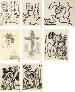 Gaston Chaissac - Huit Oeuvres De Gaston Chaissac