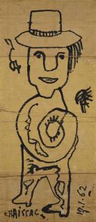 Gaston Chaissac - Personnage chapeauté