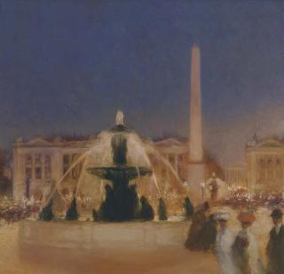 Gaston de Latouche - Place de la Concorde, Le Soir