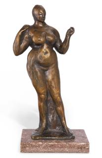 Gaston Lachaise - Female Figure (Standing Nude, Left Hand Raised)